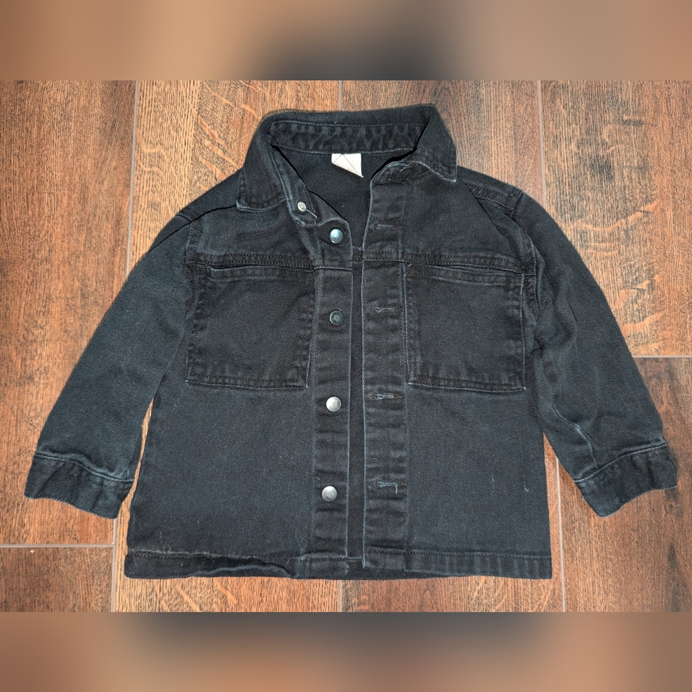 Black Jean Jacket 3T